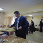 هیئت اعزامی آریاساسول به قزاقستان نیز پای صندوق رأی 7