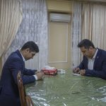 هیئت اعزامی آریاساسول به قزاقستان نیز پای صندوق رأی 8