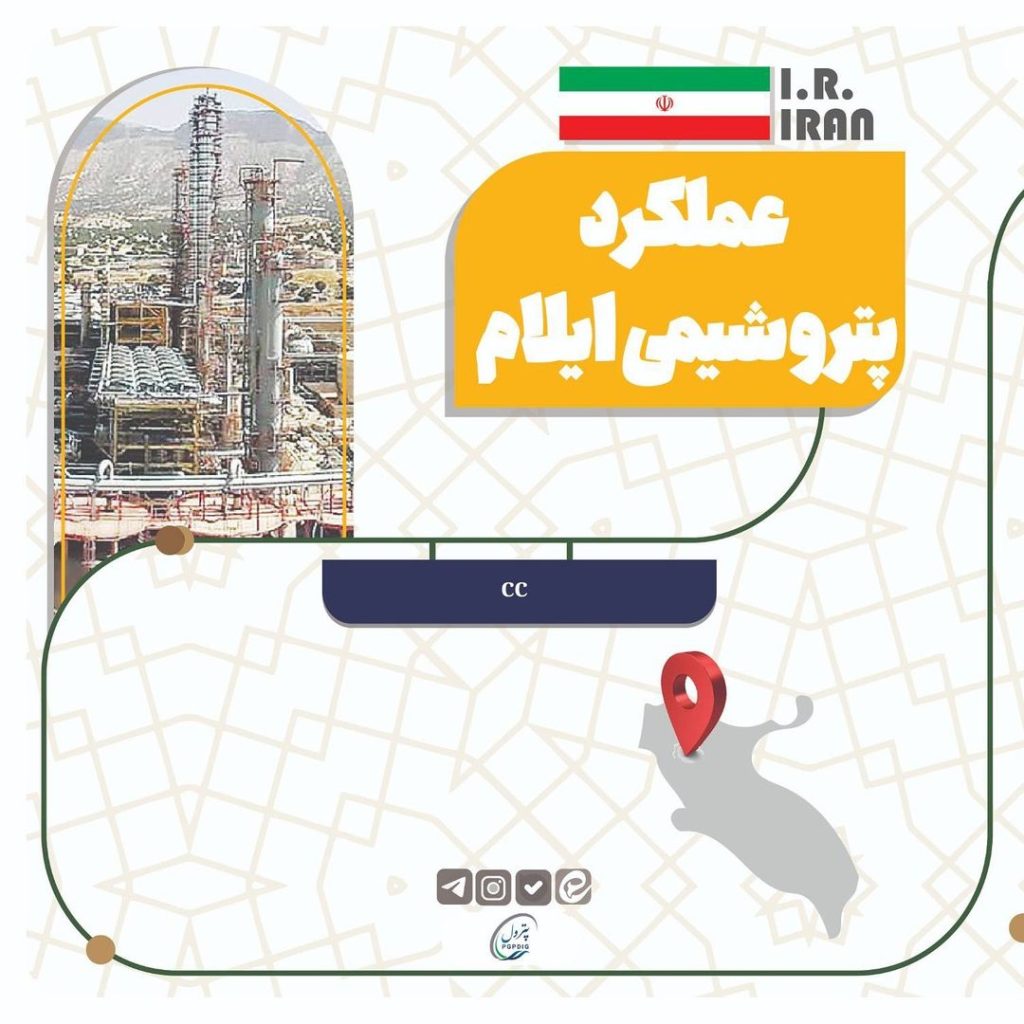 اینفوگرافیک عملکرد پتروشیمی ایلام 1