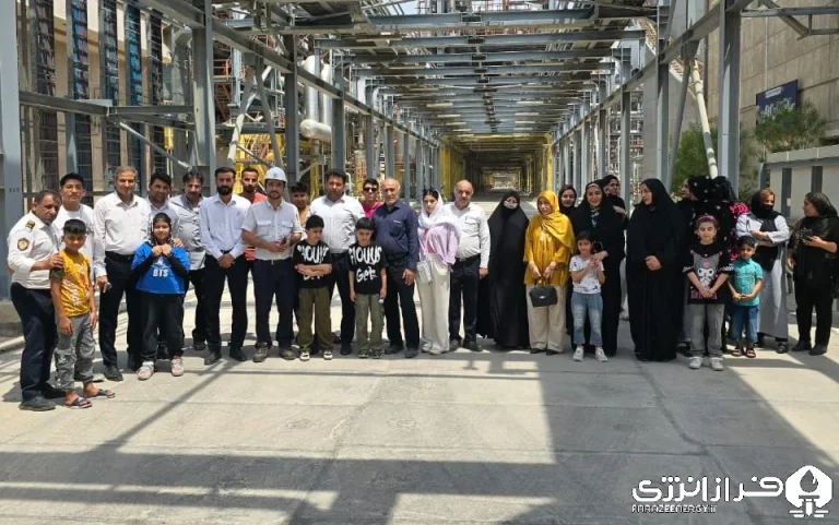 تور گردشگری صنعتی برای خانواده‌های کارکنان در پتروشیمی سبلان