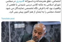 نطق هنرمندانه و دلسوزانه میدری‬⁩ در مجلس شورای اسلامی