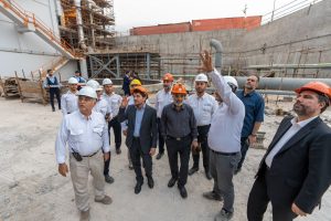 بازدید مدیرعامل شرکت ملی صنایع پتروشیمی و مدیرعامل هلدینگ خلیج فارس از پتروشیمی صدف 3