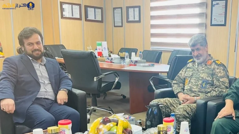 دیدار صمیمی سردار بارگاهی و مدیر عامل پتروشیمی زاگرس