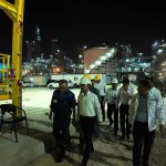 بازدید سیاوش میرحاجی مدیرعامل شرکت پتروشیمی پارس و مدیر شرایط اضطراری شرکت های پتروشیمی منطقه پارس از پتروشیمی دماوند 1