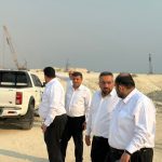 بازدید مدیرعامل و مدیران ارشد شرکت پتروشیمی جم از سایت پروژه شرکت توسعه پلیمر کنگان 7