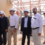 بازدید معاون وزیر نفت و مدیرعامل شرکت ملی صنایع پتروشیمی از پتروپالایش کنگان 7