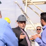 بازدید میدانی سرپرست مدیریت کنترل تولید شرکت ملی صنایع پتروشیمی از آخرین وضعیت پیشرفت اجرای پروژه های اسکله های عسلویه 1