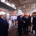 بازدید حسن عباس زاده معاون وزیر نفت و مدیرعامل شرکت ملی صنایع پتروشیمی ازطرح هایکو پتروشیمی کارون 1