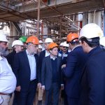 بازدید حسن عباس زاده معاون وزیر نفت و مدیرعامل شرکت ملی صنایع پتروشیمی ازطرح هایکو پتروشیمی کارون 11