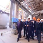 بازدید حسن عباس زاده معاون وزیر نفت و مدیرعامل شرکت ملی صنایع پتروشیمی ازطرح هایکو پتروشیمی کارون 3