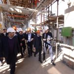 بازدید حسن عباس زاده معاون وزیر نفت و مدیرعامل شرکت ملی صنایع پتروشیمی ازطرح هایکو پتروشیمی کارون 5
