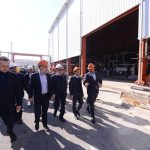 بازدید حسن عباس زاده معاون وزیر نفت و مدیرعامل شرکت ملی صنایع پتروشیمی ازطرح هایکو پتروشیمی کارون 7