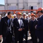 بازدید حسن عباس زاده معاون وزیر نفت و مدیرعامل شرکت ملی صنایع پتروشیمی ازطرح هایکو پتروشیمی کارون 8