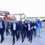 بازدید حسن عباس زاده معاون وزیر نفت و مدیرعامل شرکت ملی صنایع پتروشیمی از طرح پتروشیمی سلمان فارسی 15