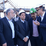بازدید حسن عباس زاده معاون وزیر نفت و مدیرعامل شرکت ملی صنایع پتروشیمی از طرح پتروشیمی سلمان فارسی 17