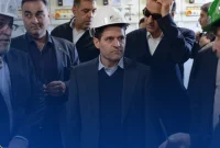 بازدید حسن عباس زاده معاون وزیر نفت و مدیرعامل شرکت ملی صنایع پتروشیمی از طرح پتروشیمی سلمان فارسی