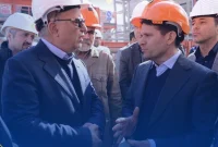 بازدید حسن عباس زاده معاون وزیر نفت و مدیرعامل شرکت ملی صنایع پتروشیمی ازطرح هایکو پتروشیمی کارون