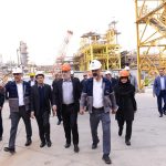 بازدید معاون وزیر نفت و مدیرعامل شرکت ملی صنایع پتروشیمی از طرح پتروشیمی آپادانا خلیج فارس 12