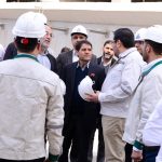 بازدید معاون وزیر نفت و مدیرعامل شرکت ملی صنایع پتروشیمی از طرح پتروشیمی صدف خلیج فارس 12