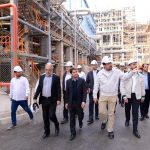 بازدید معاون وزیر نفت و مدیرعامل شرکت ملی صنایع پتروشیمی از طرح پتروشیمی صدف خلیج فارس 16
