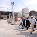 بازدید معاون وزیر نفت و مدیرعامل شرکت ملی صنایع پتروشیمی از طرح پتروشیمی صدف خلیج فارس 5