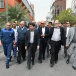 دیدار حسن عباس زاده با سیاوش میرحاجی در مجتمع پتروشیمی پارس 5