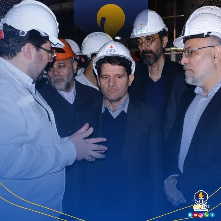 بازدید معاون وزیر نفت و مدیرعامل شرکت ملی صنایع پتروشیمی از طرح پتروشیمی صدف خلیج فارس