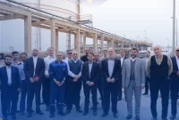 بازدید معاون وزیر نفت و مدیرعامل شرکت ملی صنایع پتروشیمی از مجتمع پتروشیمی پارس