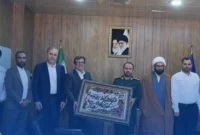 دیدار مدیرعامل پتروشیمی سبلان با فرمانده سپاه شهرستان عسلویه
