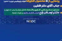 ۵ محصول فناورانه شرکت پتروشیمی نوری با حضور معاون علمی ریاست جمهوری رونمایی شد
