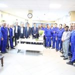 حضور رئیس مجتمع پتروشیمی شازند در جمع کارگران و کارکنان 6