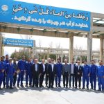 حضور رئیس مجتمع پتروشیمی شازند در جمع کارگران و کارکنان 8