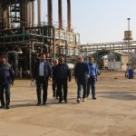 گزارش تصویری بازدید نوروزی مهندس خسروی از واحدهای عملیاتی مجتمع پتروشیمی آبادان 1