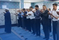 نماز عید سعید فطر با حضور کارکنان صنعت پتروشیمی در مهمانسرای کارکنان پتروشیمی برگزار شد