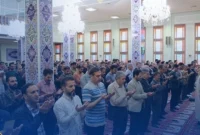 گزارش تصویری اقامه نماز عید سعید فطر در پتروشیمی شازند