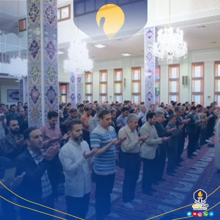 گزارش تصویری اقامه نماز عید سعید فطر در پتروشیمی شازند