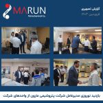 گزارش تصویری بازدید نوروزی دکتر امرائی از پتروشیمی مارون 3