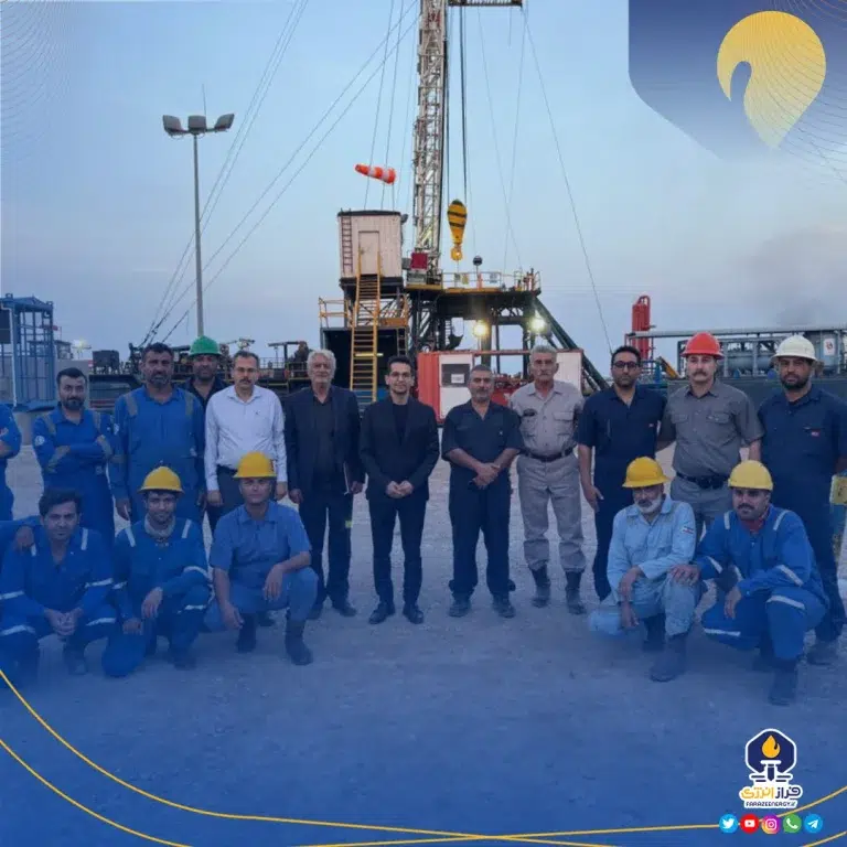 بازدید نوروزی مدیرعامل شرکت پدکس از دکل‌های حفاری