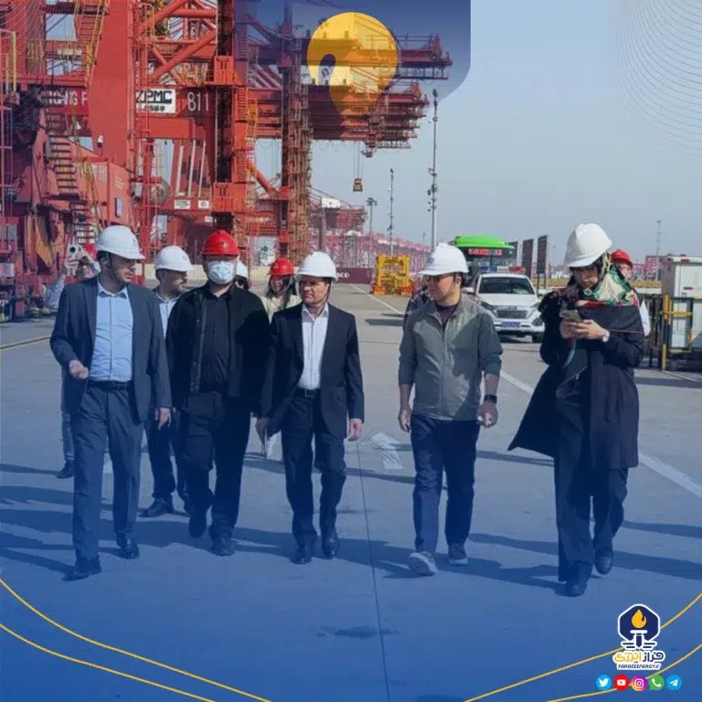 بازدید مدیر عامل شرکت ملی صنایع پتروشیمی از زیر ساخت‌های لجستیک چین در حاشیه برگزاری نمایشگاه chinaplas ۲۰۲۵