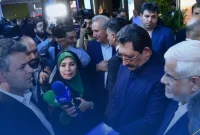 معاون اول رئیس جمهور از غرفه شرکت ملی صنایع پتروشیمی در هفتمین نمایشگاه ایران اکسپو بازدید کرد