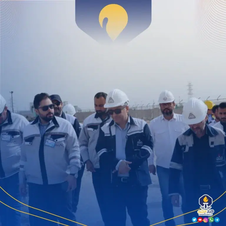 در سومین بازدید فروردین ماه دکتر رفیق دوست از مگا پروژه پتروشیمی پتروالفین فن آوران