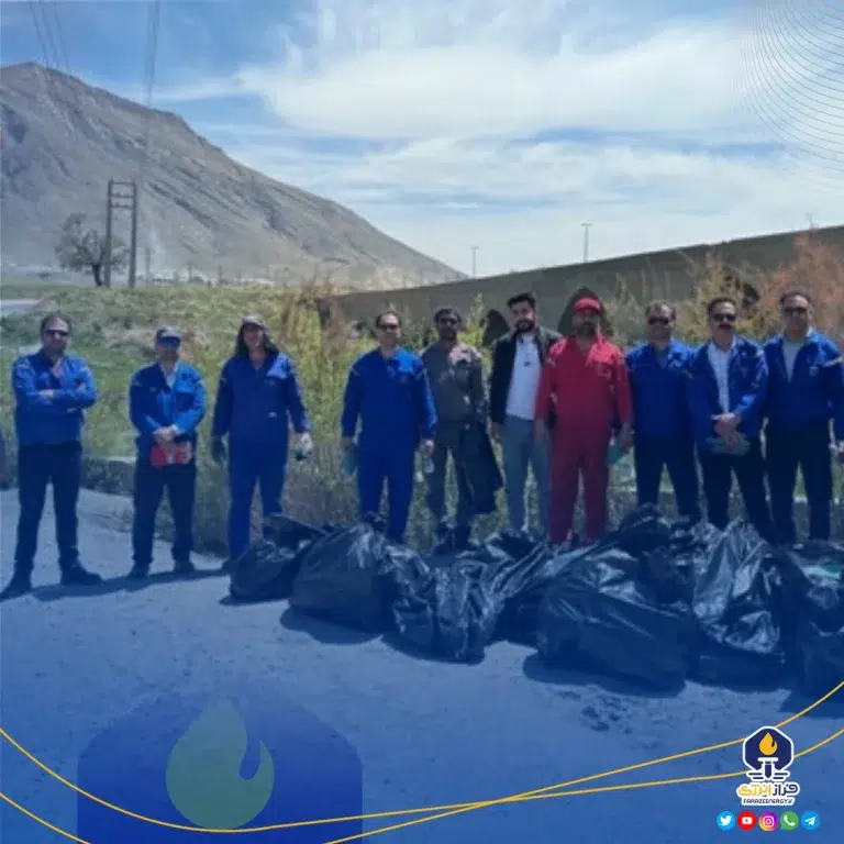 همزمان به روز جهانی زمین پاک: پاکسازی طبیعت به دستان کارکنان پتروشیمی شازند