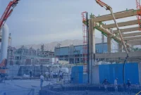 پیشرفت ۳۰ درصدی پروژه احداث تانک جدید CFO با اجرای شرکت جم صنعت‌کاران