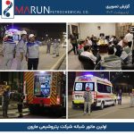 اولین مانور شبانه در شرکت پتروشیمی مارون 2