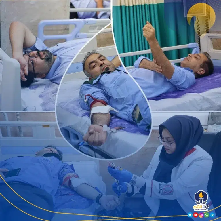 اهدای خون راهی برای پیوند کارکنان مجتمع پتروشیمی شهید تندگویان با جامعه