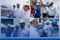 بازدید مدیرعامل شرکت پتروشیمی مارون از روند تعمیرات اساسی مجتمع