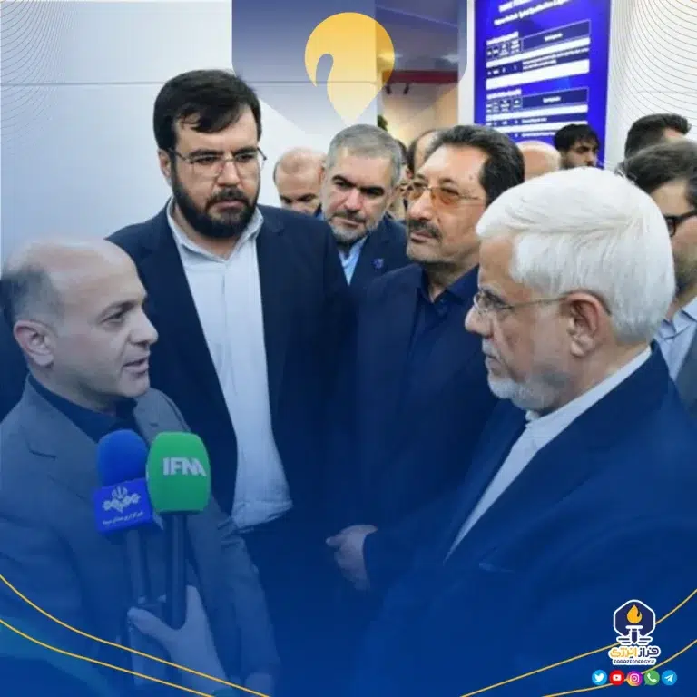 بازدید معاون اول رییس جمهور از غرفه هلدینگ نفت و گاز پارسیان در نمایشگاه اکسپو