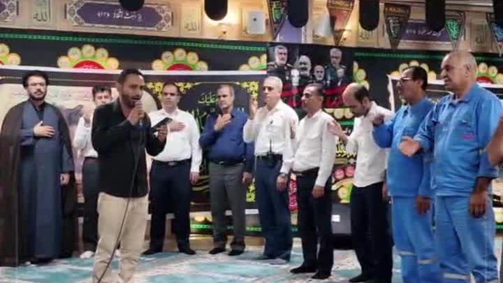 برپایی آیین عزای حسینی به مناسبت دهه اول ماه محرم در پتروشیمی پردیس