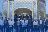تجدید میثاق کارکنان شهرک پردیس جم با آرمان‌های بنیانگذار کبیر انقلاب اسلامی