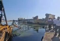 گزارش خبرنگار صدا و سیما از محل حادثه امروز در اسکله شرکت پتروشیمی متانول کاوه